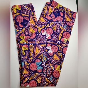 Lularoe Disney • Minnie Distressed Pattern Leggings